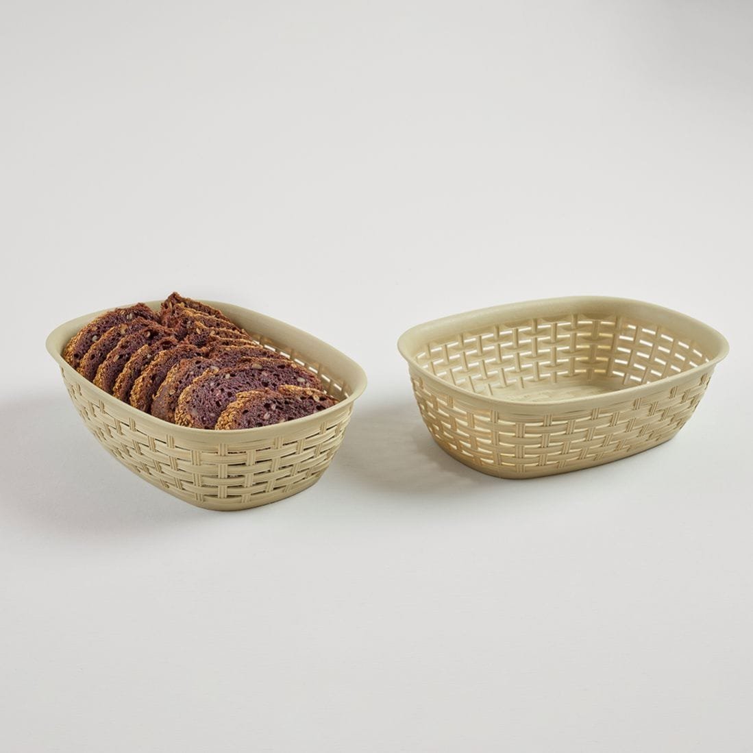 Rattan Oval bread storage basket