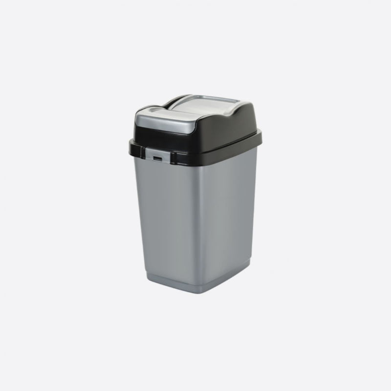 Flip-Top Swing Trash Can – A Stylish Touch for Your Office and Home.