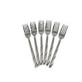 Elegant Stainless Steel 6 Pcs Small Fork Pucket.