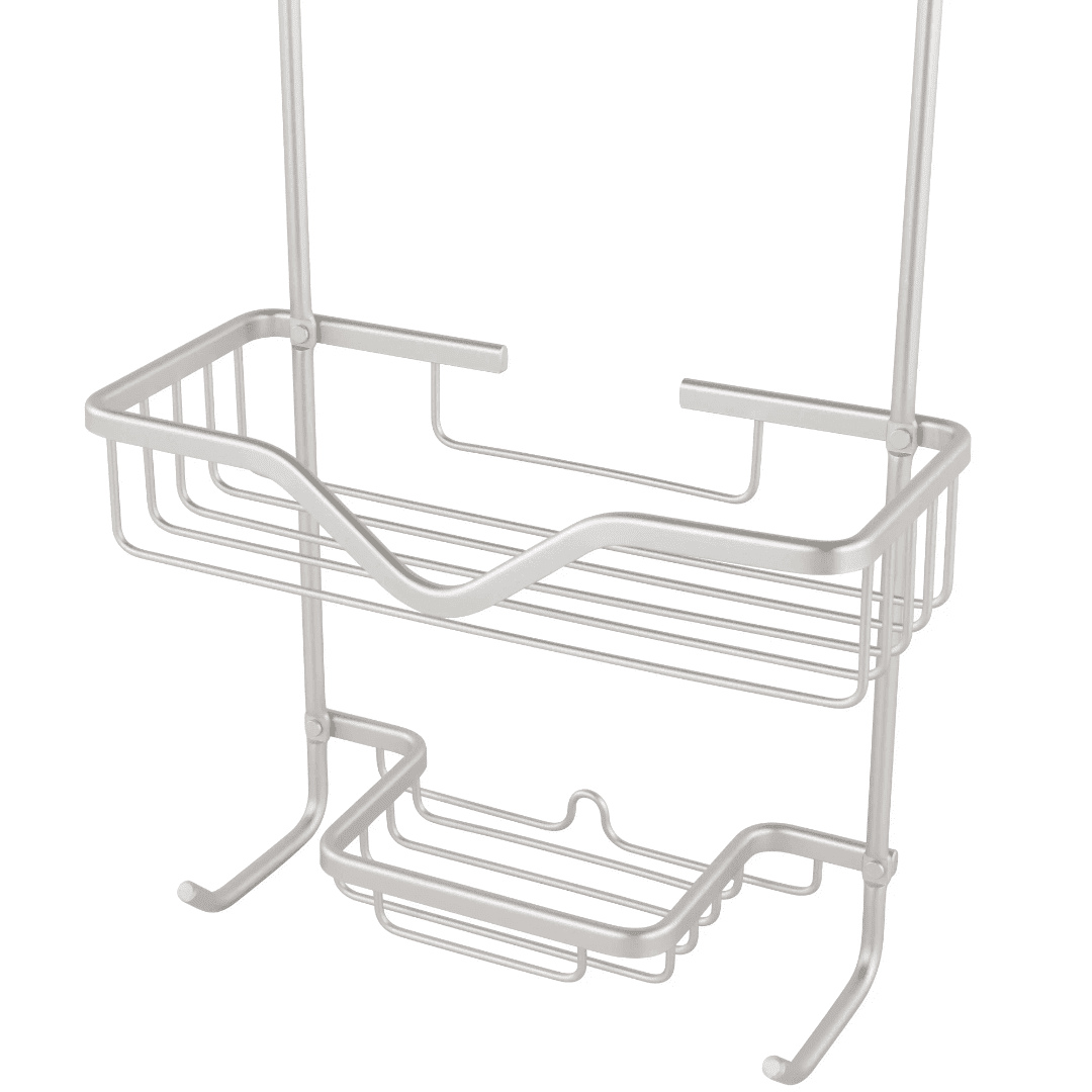 2-Tier Metal Shower Hanging Rack