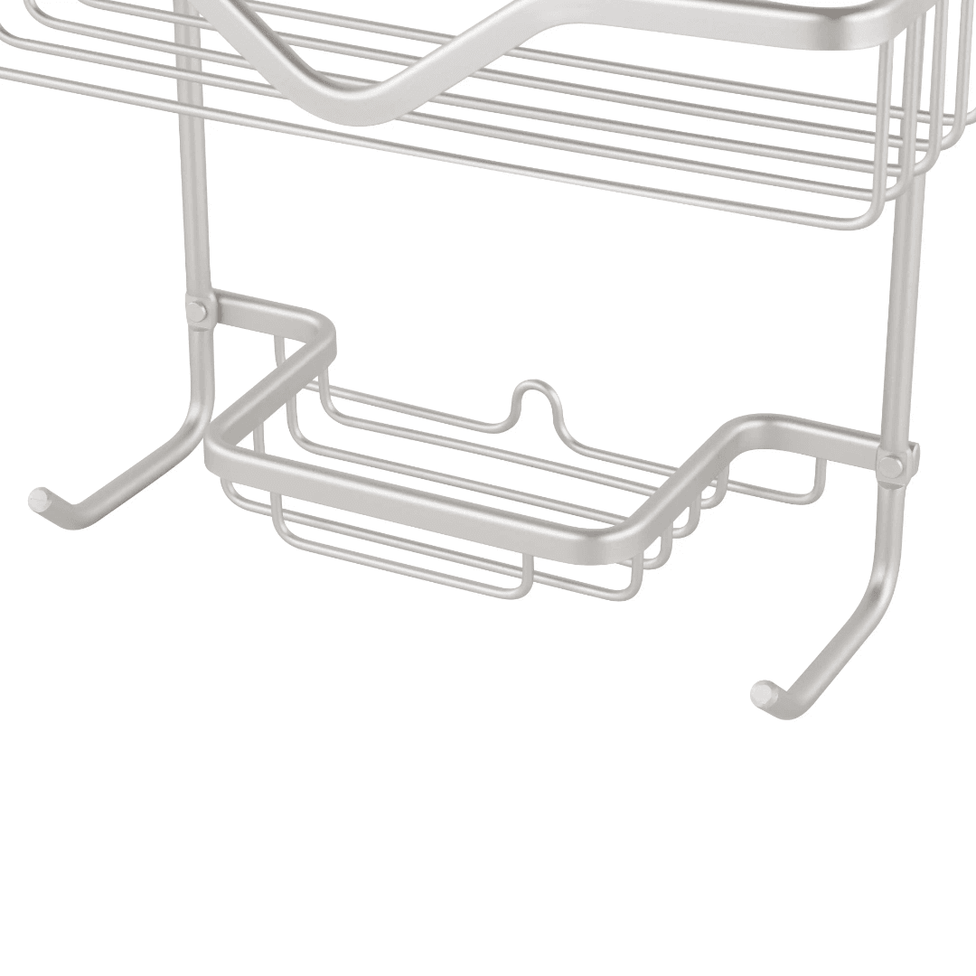 2-Tier Metal Shower Hanging Rack