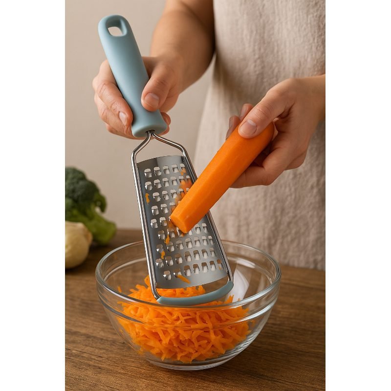 Multi-Purpose Vegetable, Fruit, and Cheese Shredder.