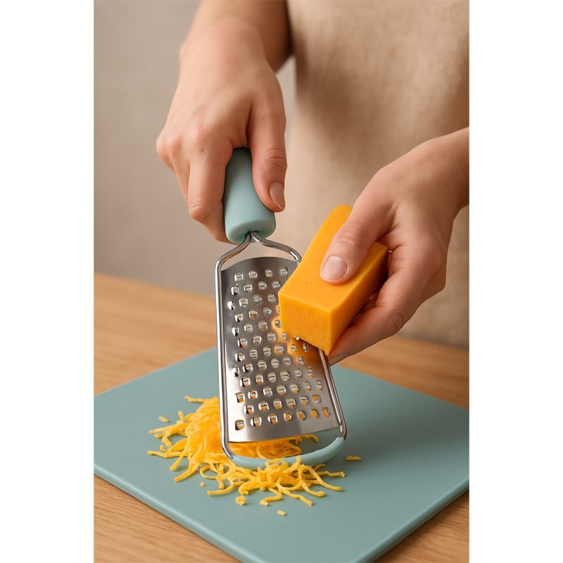 Multi-Purpose Vegetable, Fruit, and Cheese Shredder.