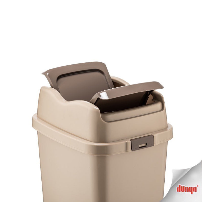 Flip-Top Swing Trash Can – A Stylish Touch for Your Office and Home.