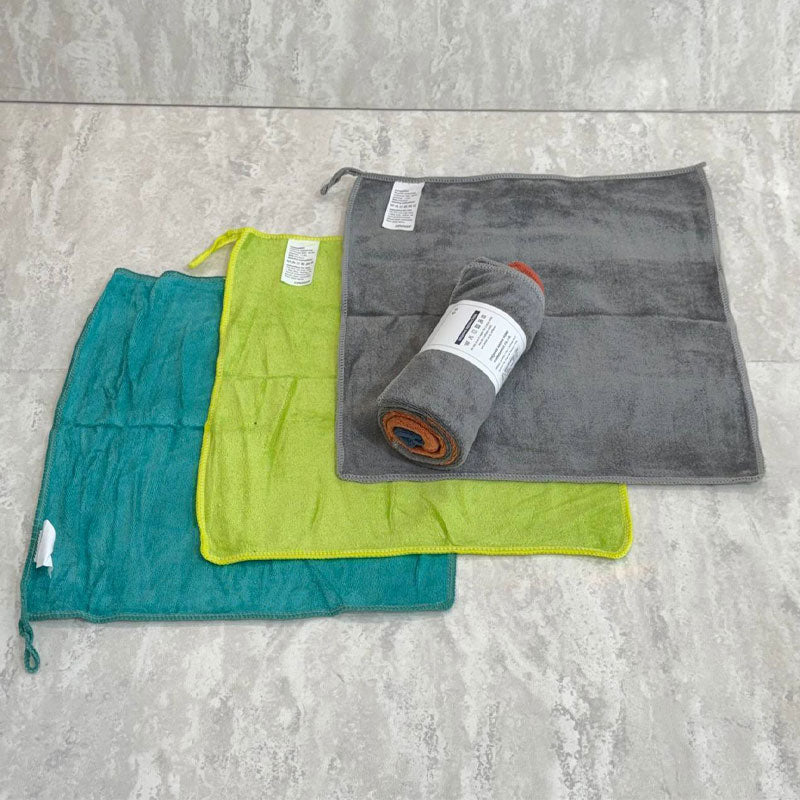 3-Piece Set 35x35 cm Microfiber Cleaning Towels