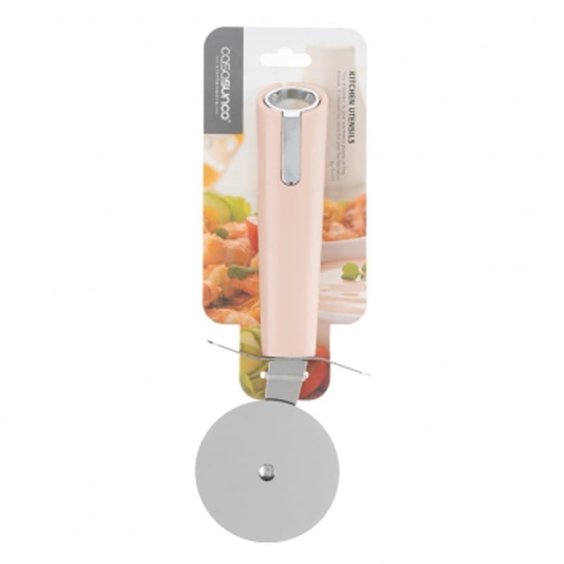 Stainless Steel Pizza Cutter Wheel with Non-Slip Handle.