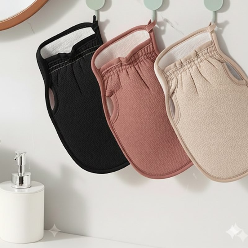 Bath Body Cleaning Scrub Mitt.