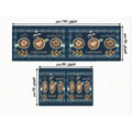 Non-Slip Kitchen PVC 2 Pcs set ( 150*50 - 80*50 cm).