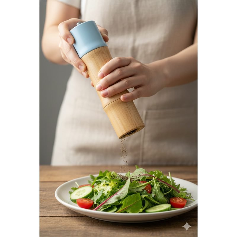 Natural Bamboo Spice Grinder – 20 cm