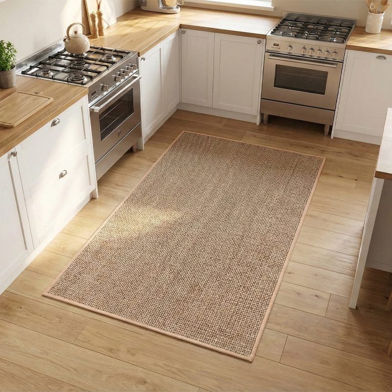 Modern Kitchen and Living Room Mat – Woven and Stable (150 x 90 cm).
