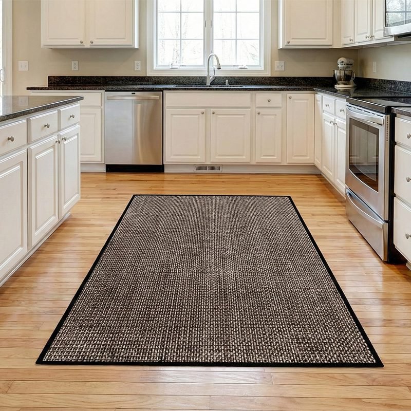 Modern Kitchen and Living Room Mat – Woven and Stable (150 x 90 cm).