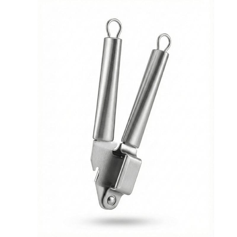 Professional Stainless Steel Garlic Chopper and Press – Heavy-Duty Modern Design.
