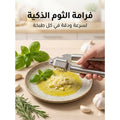 Professional Stainless Steel Garlic Chopper and Press – Heavy-Duty Modern Design.