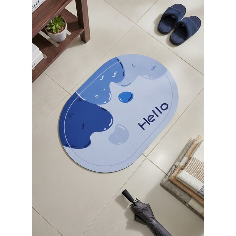 Non-Slip Bathroom Rubber Mat 38*58 cm.