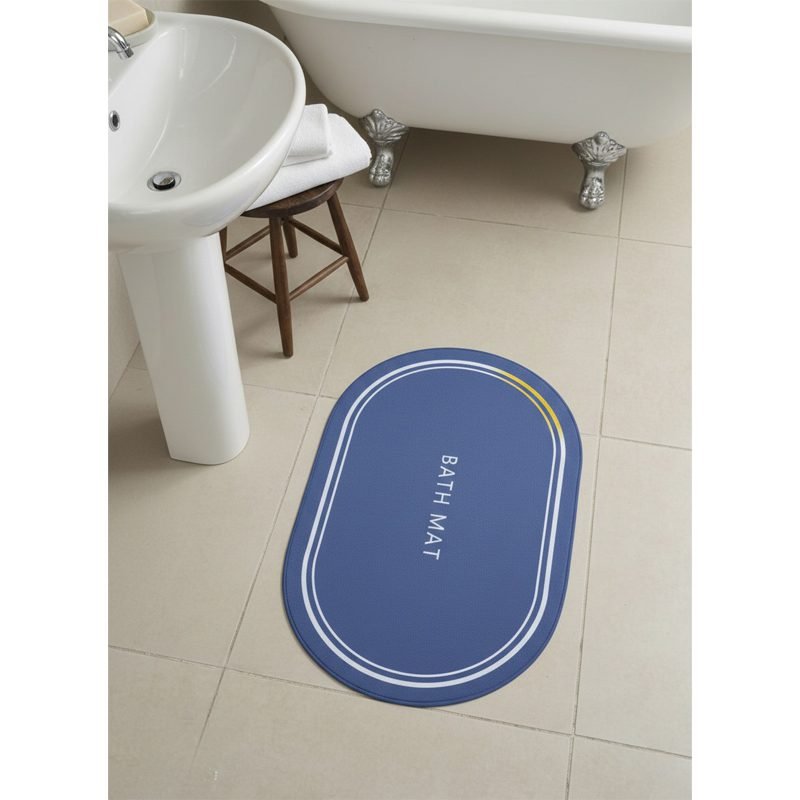 Non-Slip Bathroom Rubber Mat 38*58 cm.
