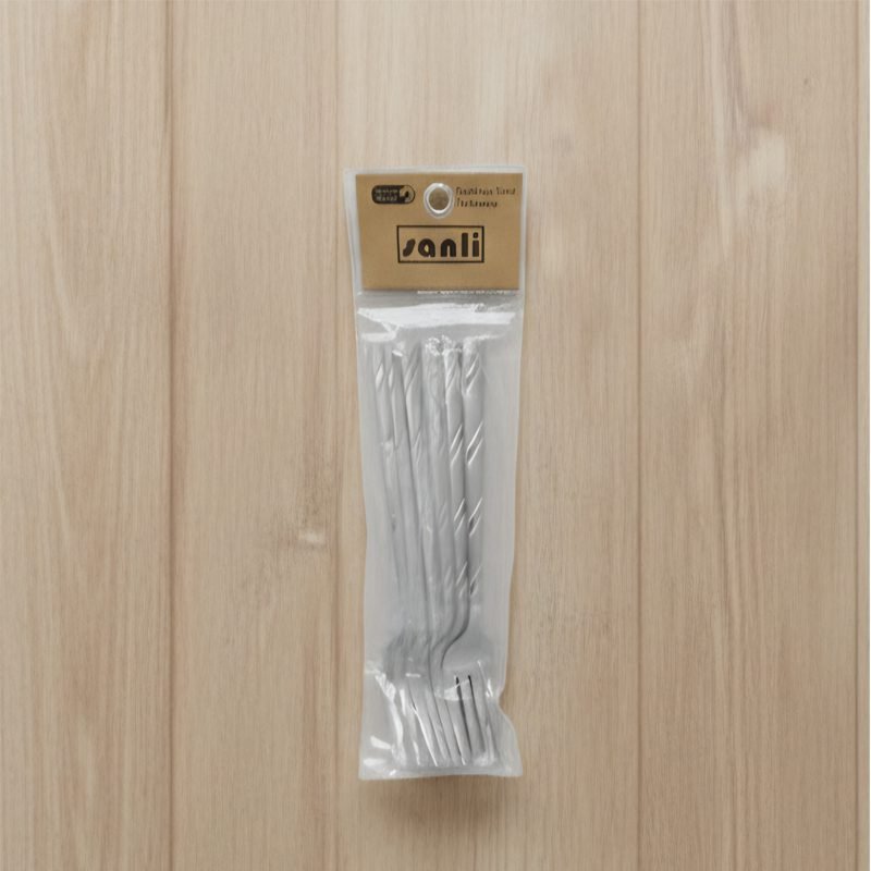 Elegant Stainless Steel 6 Pcs Fork Pucket.