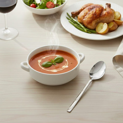 Elegant Stainless Steel 6 Pcs Spoon Pucket.