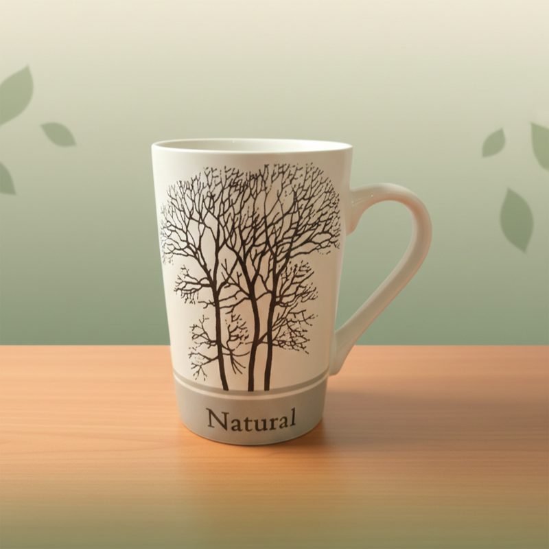 Winter Trees Porcelain Mug - 400ml.