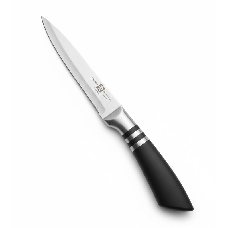 Professional Kitchen Knife – Exceptional Sharpness with a Full Metal Design (4.5" Plain / 5" Serrated)