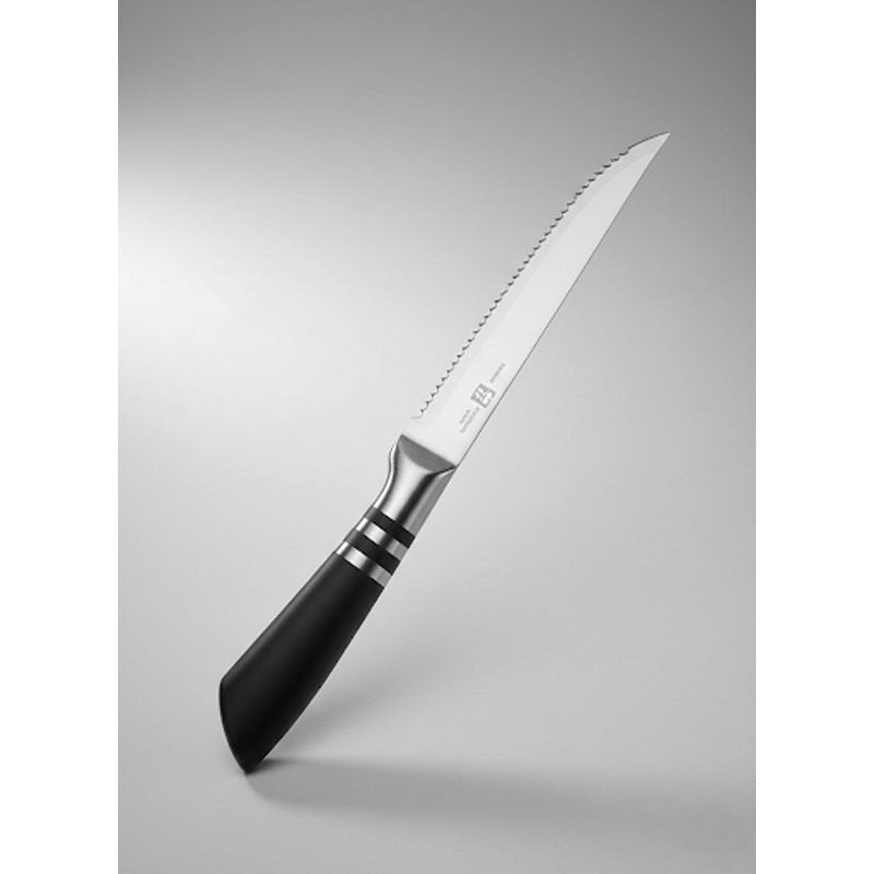 Professional Kitchen Knife – Exceptional Sharpness with a Full Metal Design (4.5" Plain / 5" Serrated)