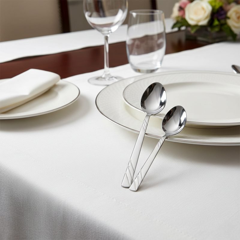 6-Piece  -18/10 Stainless Steel Spoon Set (Available in Two Sizes).