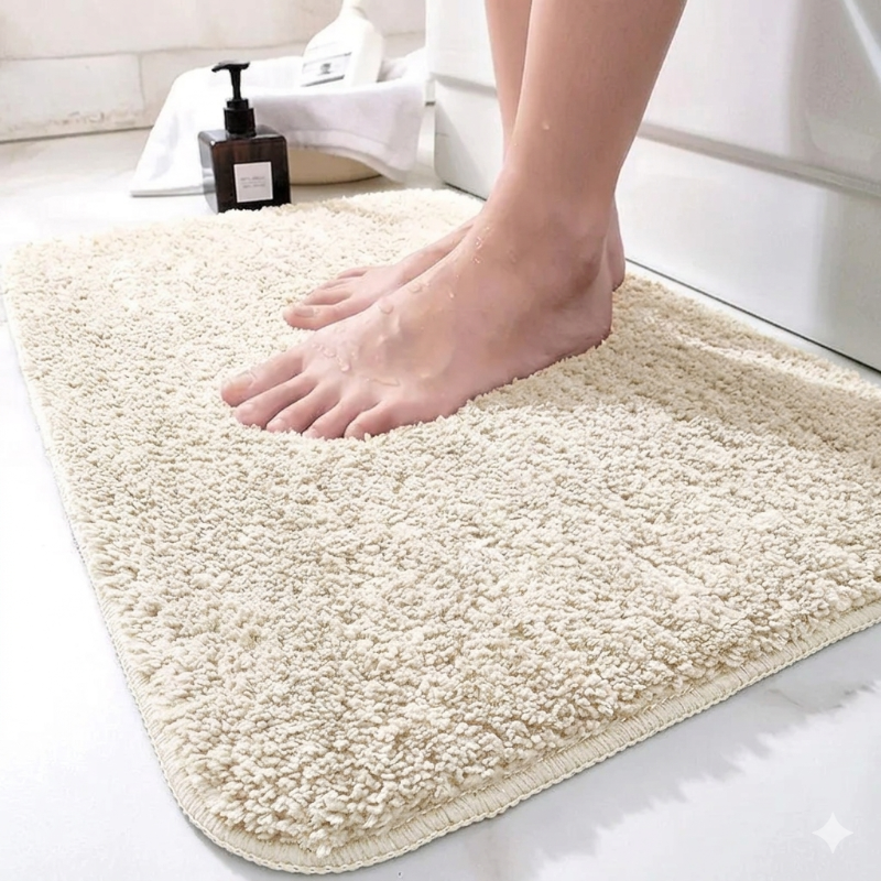 Plush x Rubber Mat – Comfort and Elegance with Every Step.