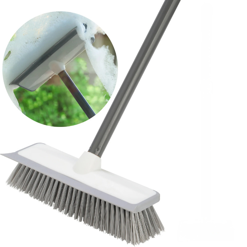Smart 2-in-1 Broom and Mop - With Extendable Telescopic Handle (75 to 126 cm)
