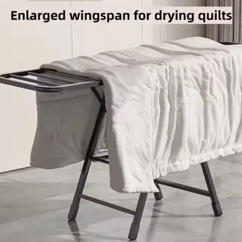 Advanced Metal Clothes Drying Rack (3 Tiers) - Foldable and Heavy-Duty.