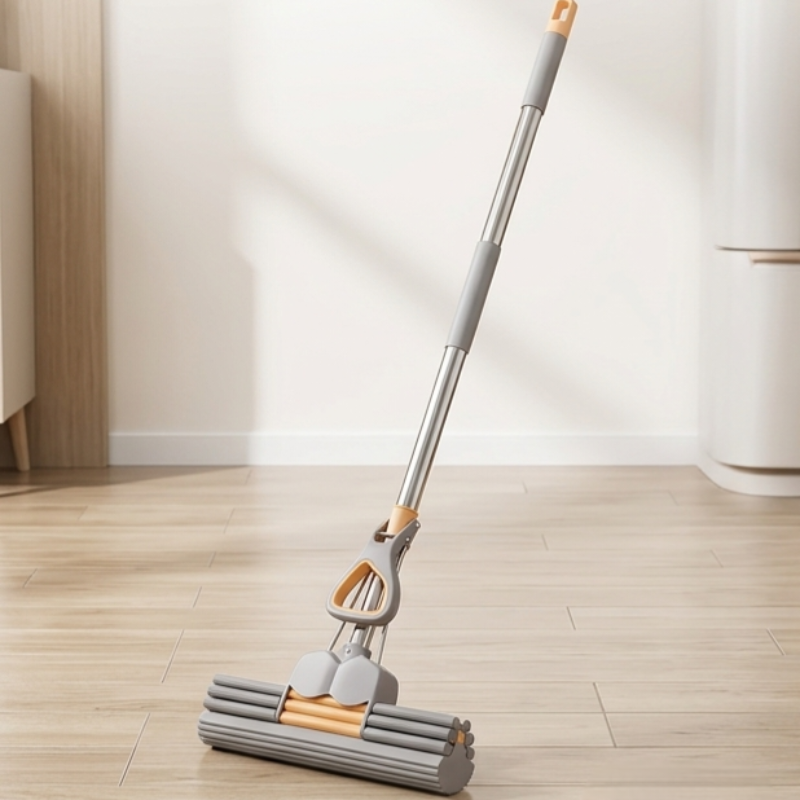 The Smart Sponge Mop (127 cm) with a 3-Roller Wringing System - The perfect solution for effortless, superior cleaning.