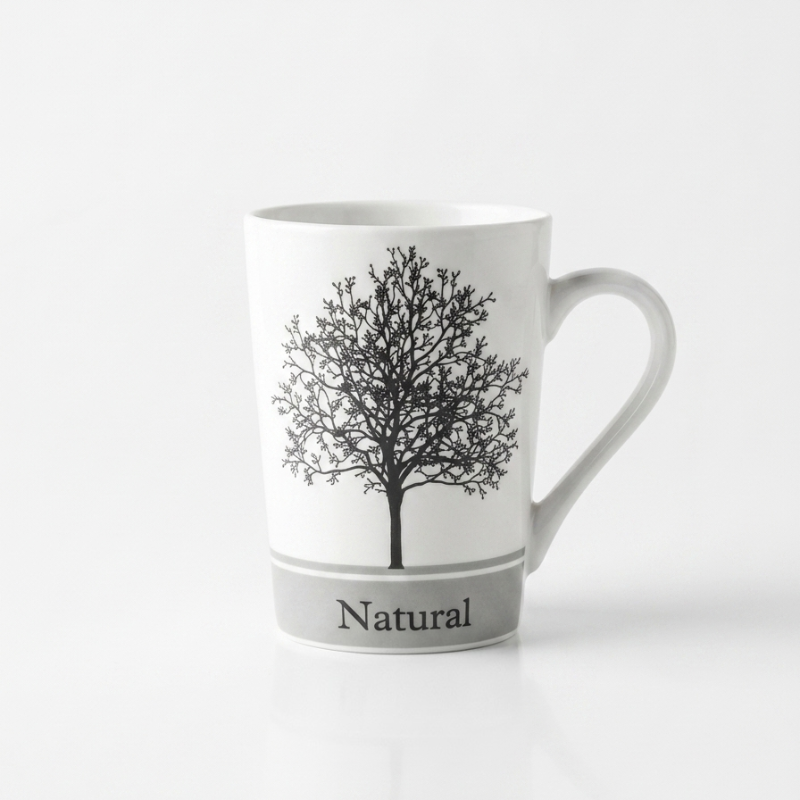 Winter Trees Porcelain Mug - 400ml.