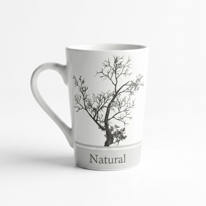 Winter Trees Porcelain Mug - 400ml.
