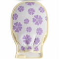 Floral Patterned Exfoliating Bath Mitt