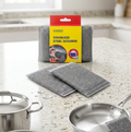 Premium Stainless Steel Scourer Set (Pack of 2)