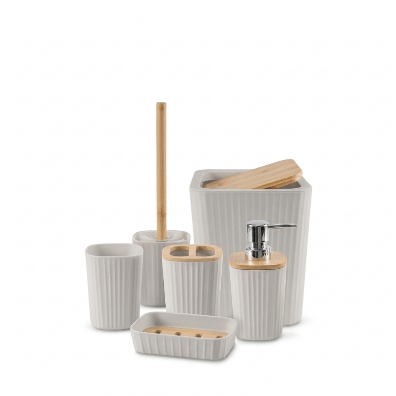 Modern Bathroom Accessory Set (6 Pieces) - A Stylish and Practical Touch for Your Home