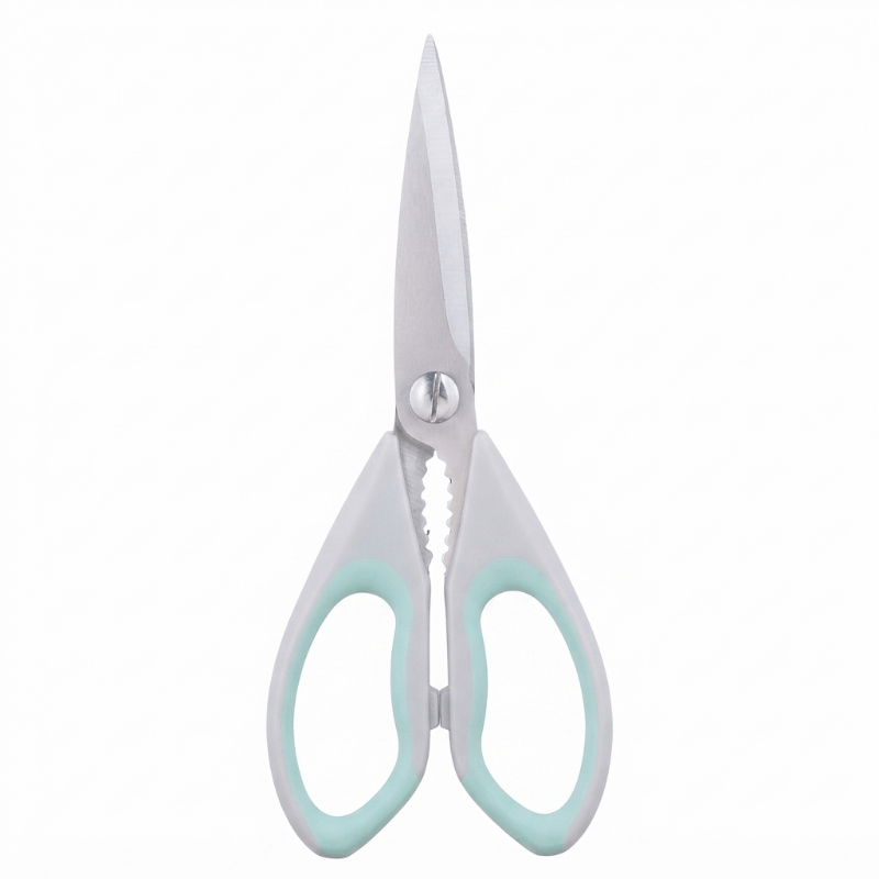 Versatile Stainless Steel Kitchen Scissors - 22 cm