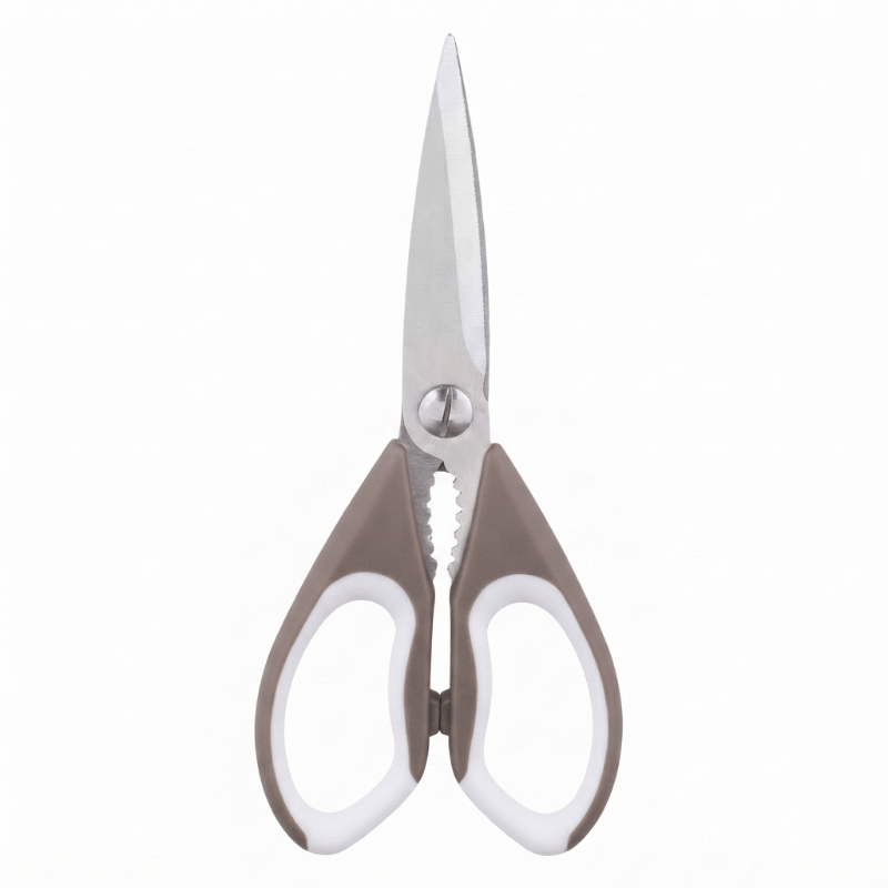 Versatile Stainless Steel Kitchen Scissors - 22 cm
