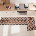 Non-Slip Kitchen PVC 2 Mats (44 * 150-44 * 75 cm).