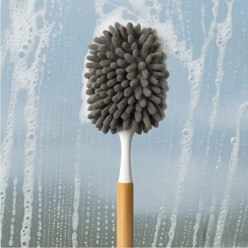Versatile Mop for Cleaning Glass and Shelves.