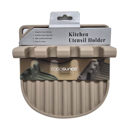 Heat-Resistant BPA-Free Silicone Utensil Rest.
