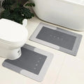 Non-Slip Bathroom Rubber Mat 2-piece Set (40 * 60-40 * 40).