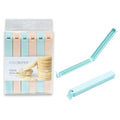Colorful Bag Closing Tweezers Set, Blue-Pink, 6 pcs
