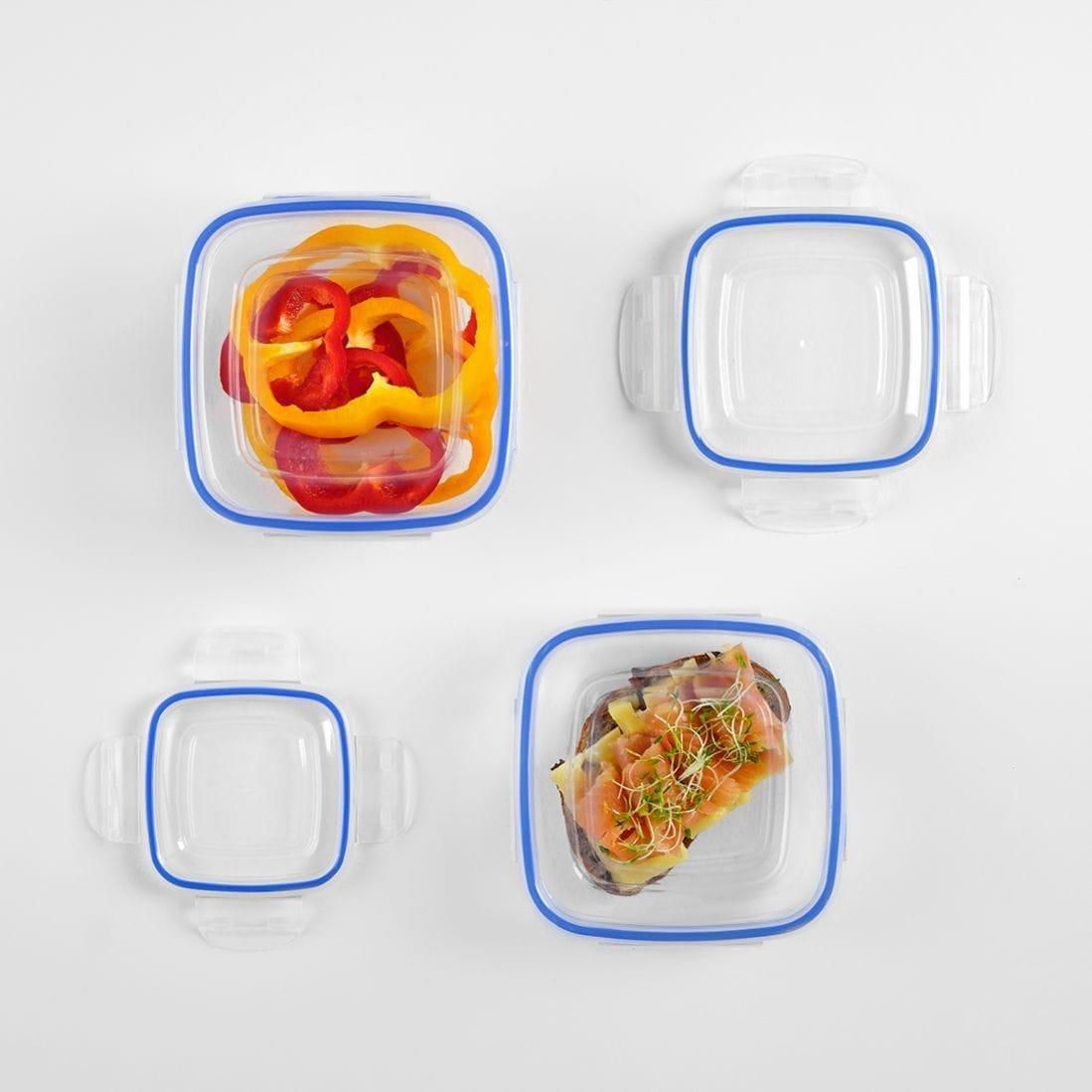 Squared 5-Piece Plastic Cans Set