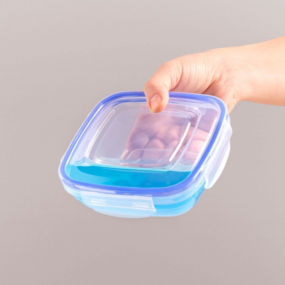 Squared 5-Piece Plastic Cans Set