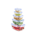 Rectangular 5-Piece Plastic Cans Set