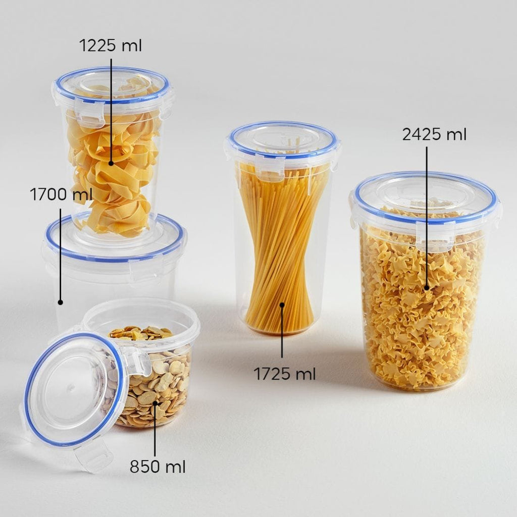 Circular Clear Storage Box With Lid.