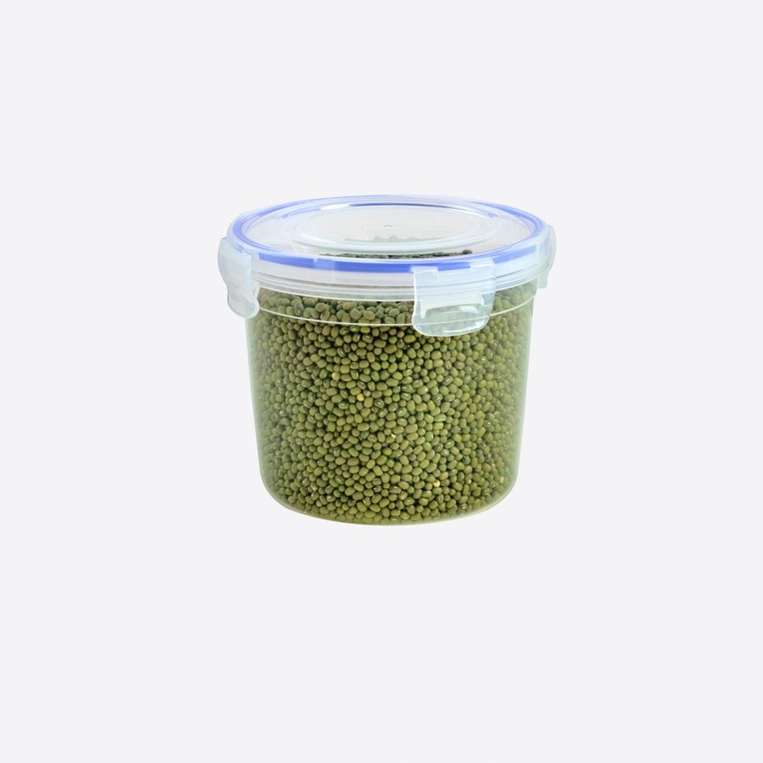 Circular Clear Storage Box With Lid.