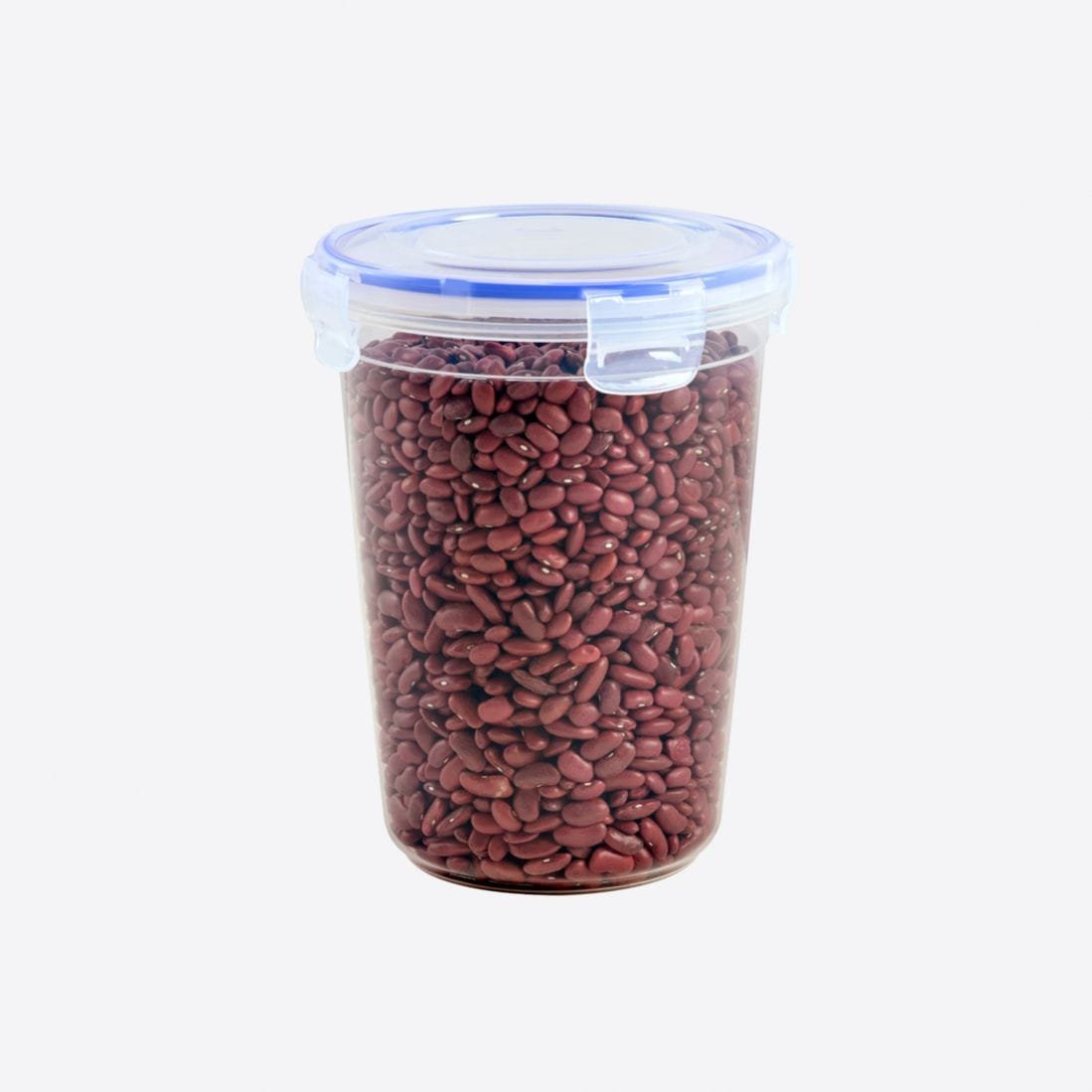 Circular Clear Storage Box With Lid.