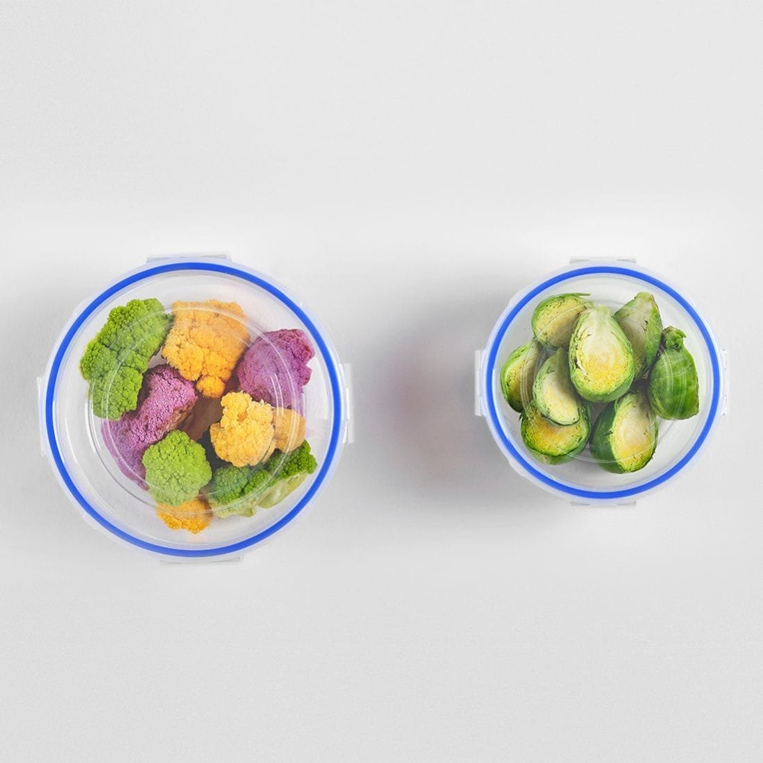 Circular 3-Piece Plastic Cans Set