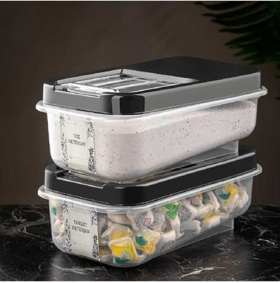 Grain/Cereal Container with Slide Lid