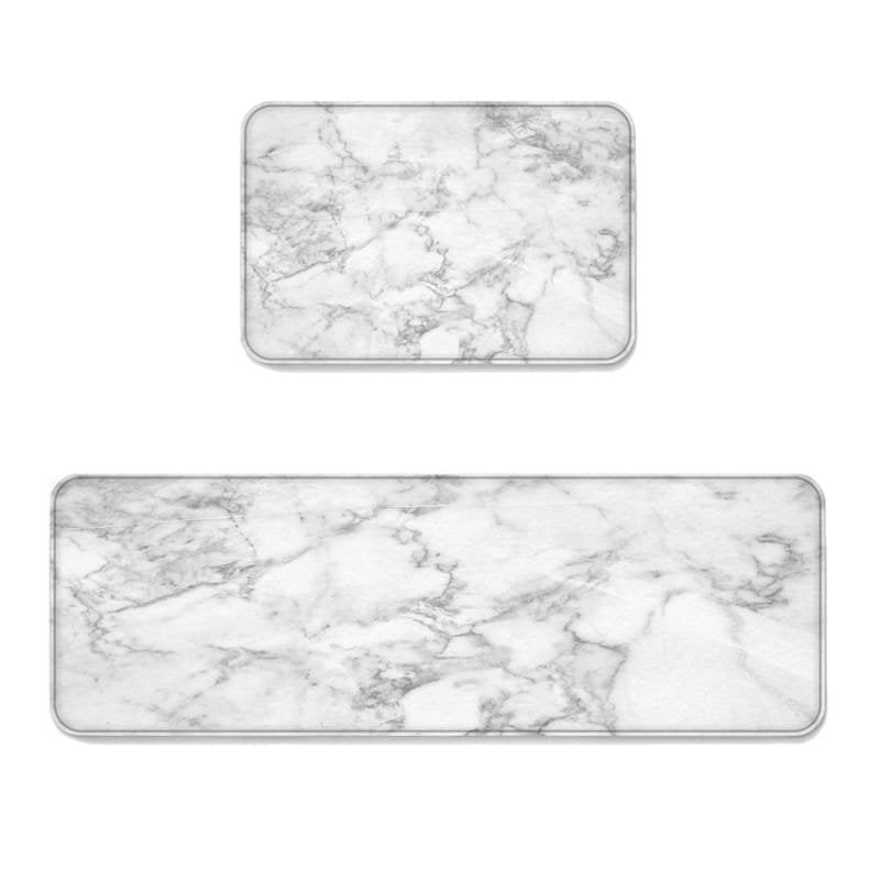 حصائر مطبخ PVC مانعة للانزلاق عدد 2 (44 * 150-44 * 75 سم).